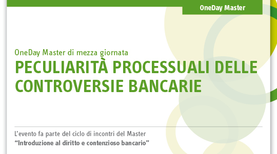 Immagine Peculiarità processuali: controversie bancarie | Euroconference
